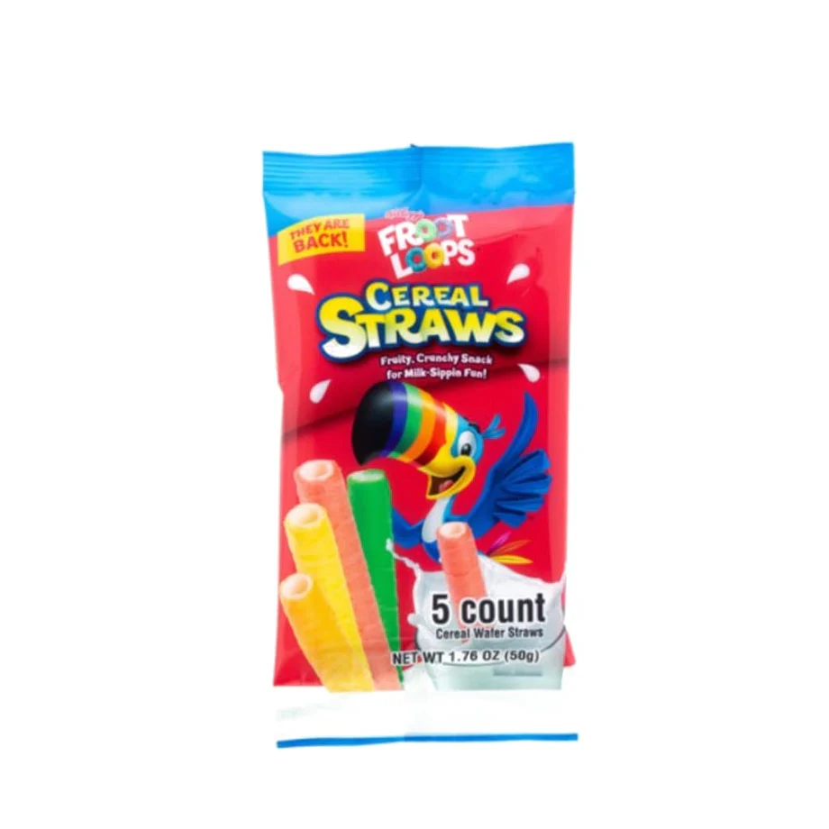 Froot Loops Kellogs Cereal Straws 50g.webp